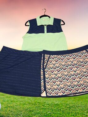 Lady Hagen Golf Outfit Bundle⛳️ 2 Skorts + Sleeveless Polo